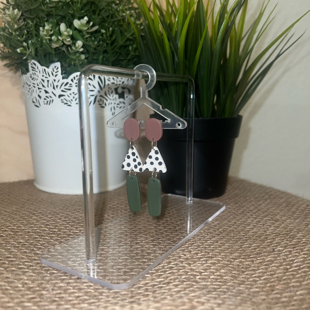 Polymer clay earrings